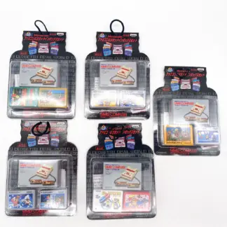 Nintendo Famicom & Cassette in Box Set Banpresto, vue du blister n°01 du full set de cinq.