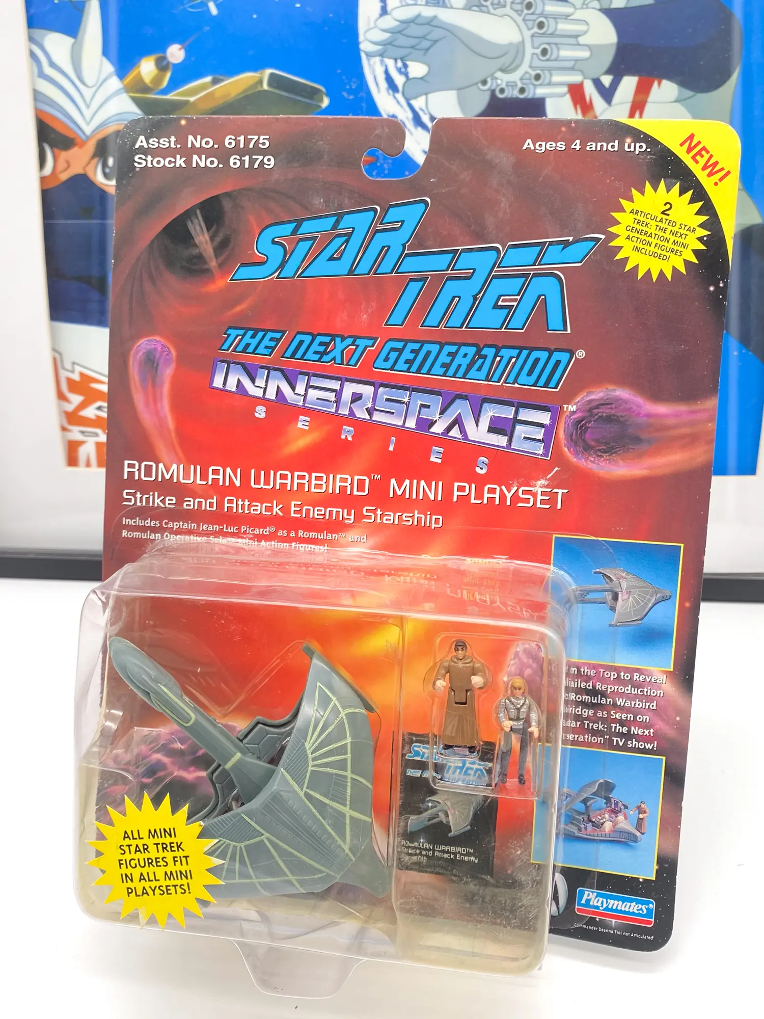 Romulan Warbird Mini Playset - Playmates 1994 - MOC — photo 01, figurine ou jouet MOC scellé d'origine