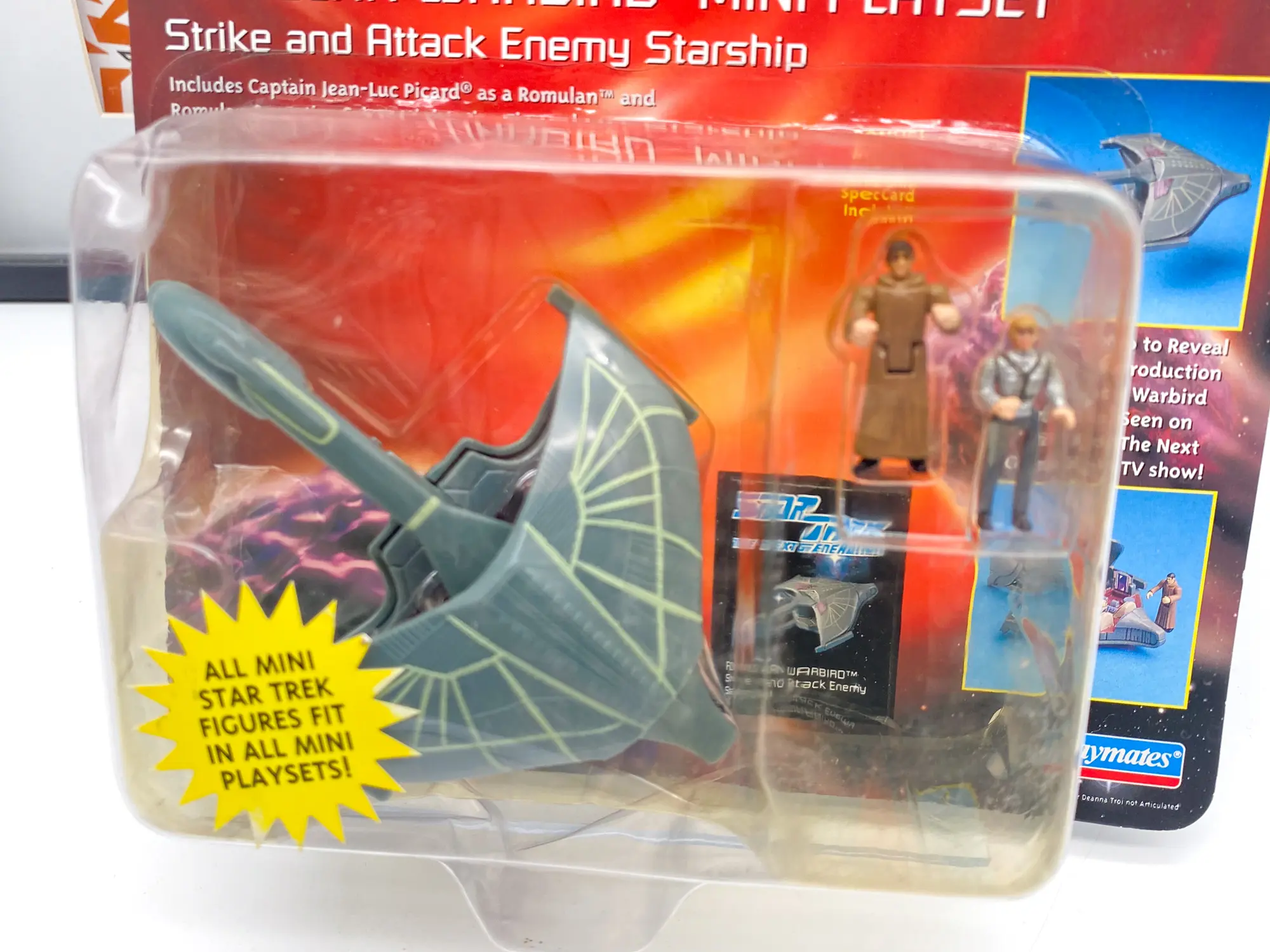 Romulan Warbird Mini Playset - Playmates 1994 - MOC — photo 02, figurine ou jouet MOC scellé d'origine