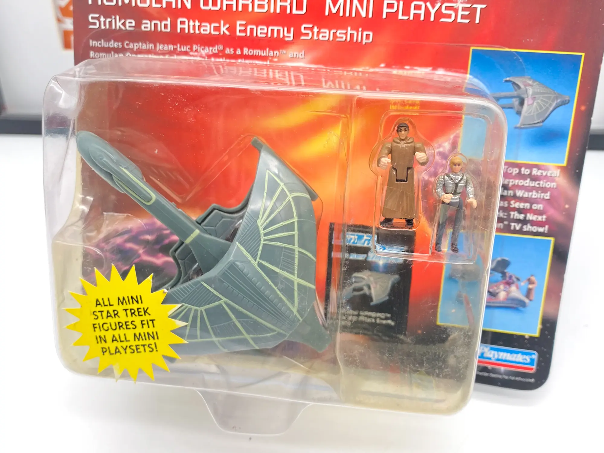 Romulan Warbird Mini Playset - Playmates 1994 - MOC — photo 03, figurine ou jouet MOC scellé d'origine