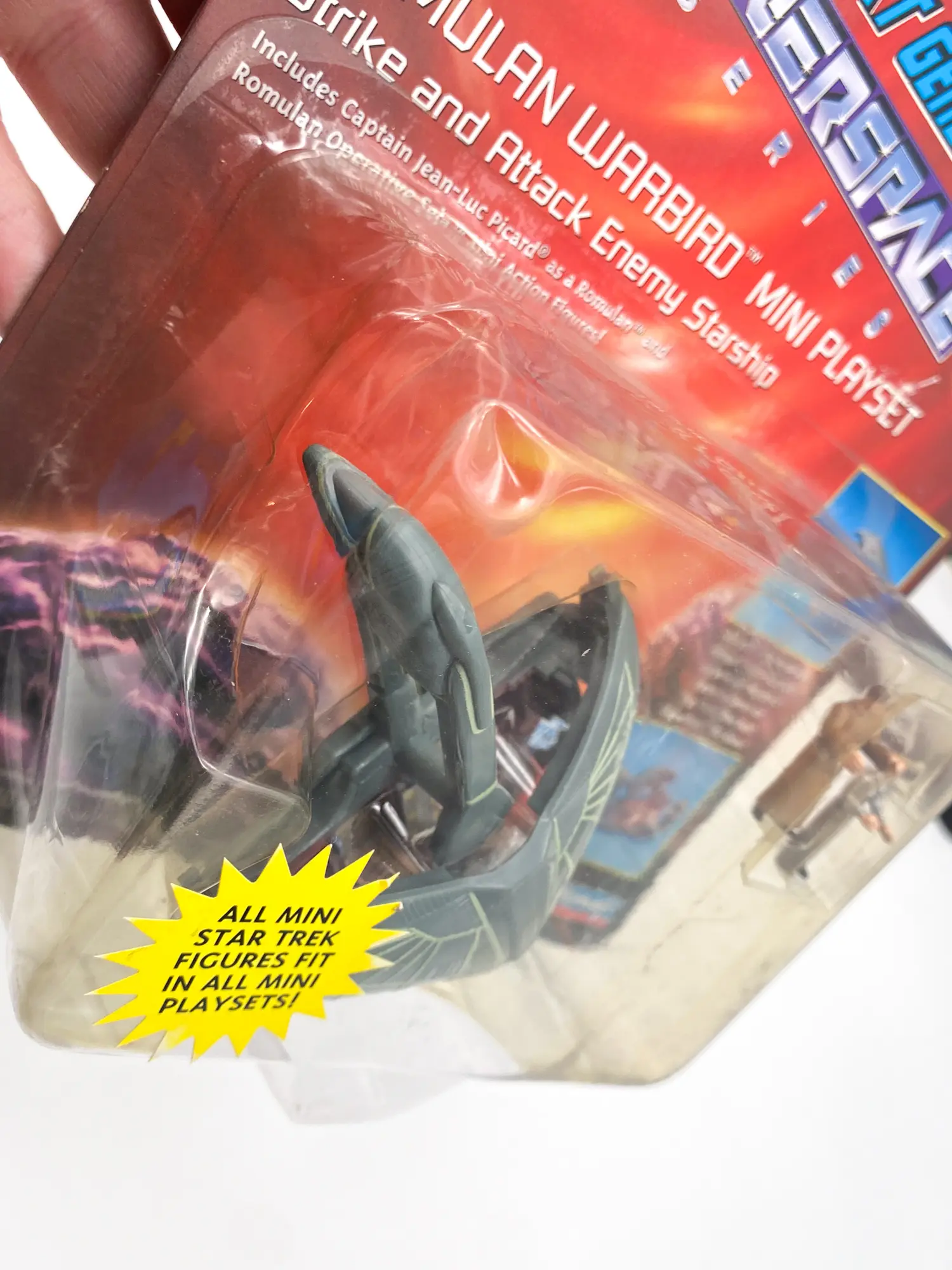 Romulan Warbird Mini Playset - Playmates 1994 - MOC — photo 05, figurine ou jouet MOC scellé d'origine