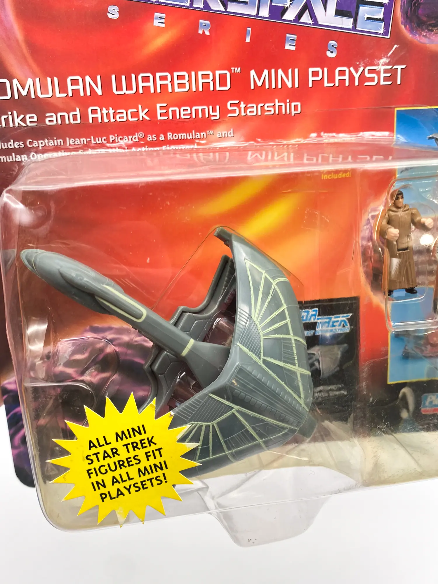 Romulan Warbird Mini Playset - Playmates 1994 - MOC — photo 07, figurine ou jouet MOC scellé d'origine
