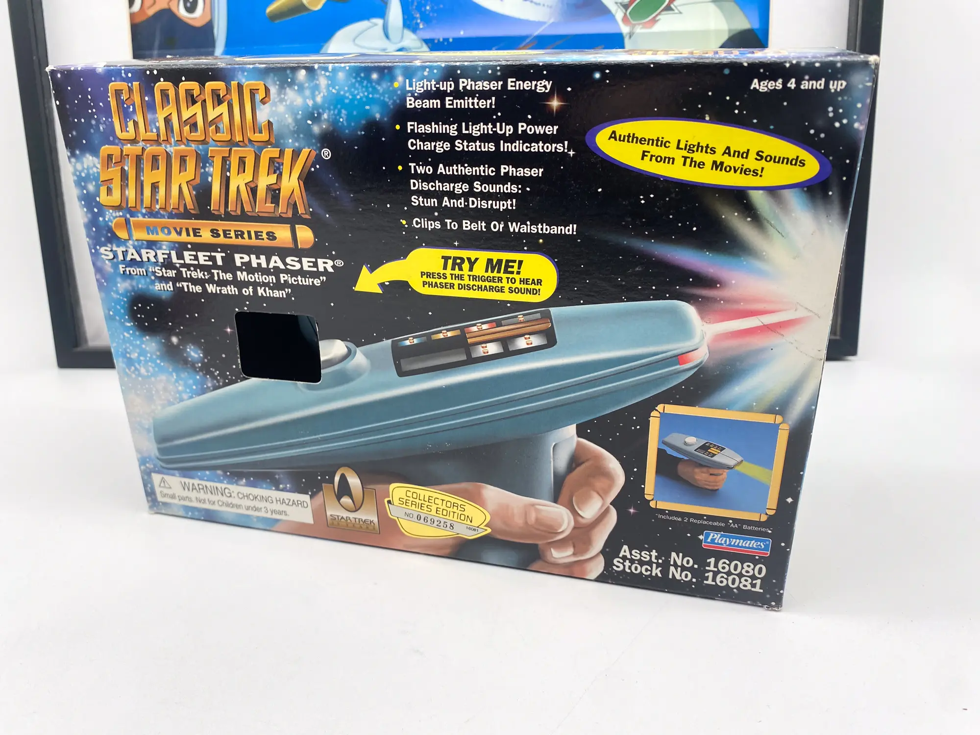 Star Trek Classic Movie Series Phaser Playmates 16081 NIB