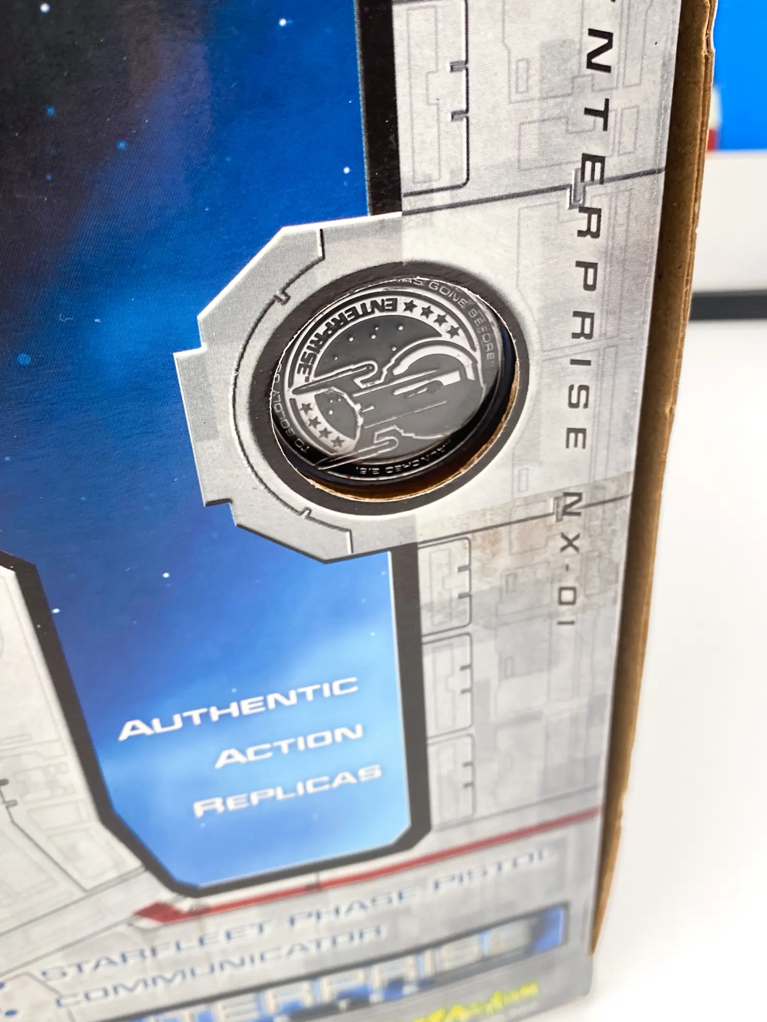 Star Trek Enterprise Phase Pistol et Communicator Art Asylum 2002 – Boîte ouverte – Image 7
