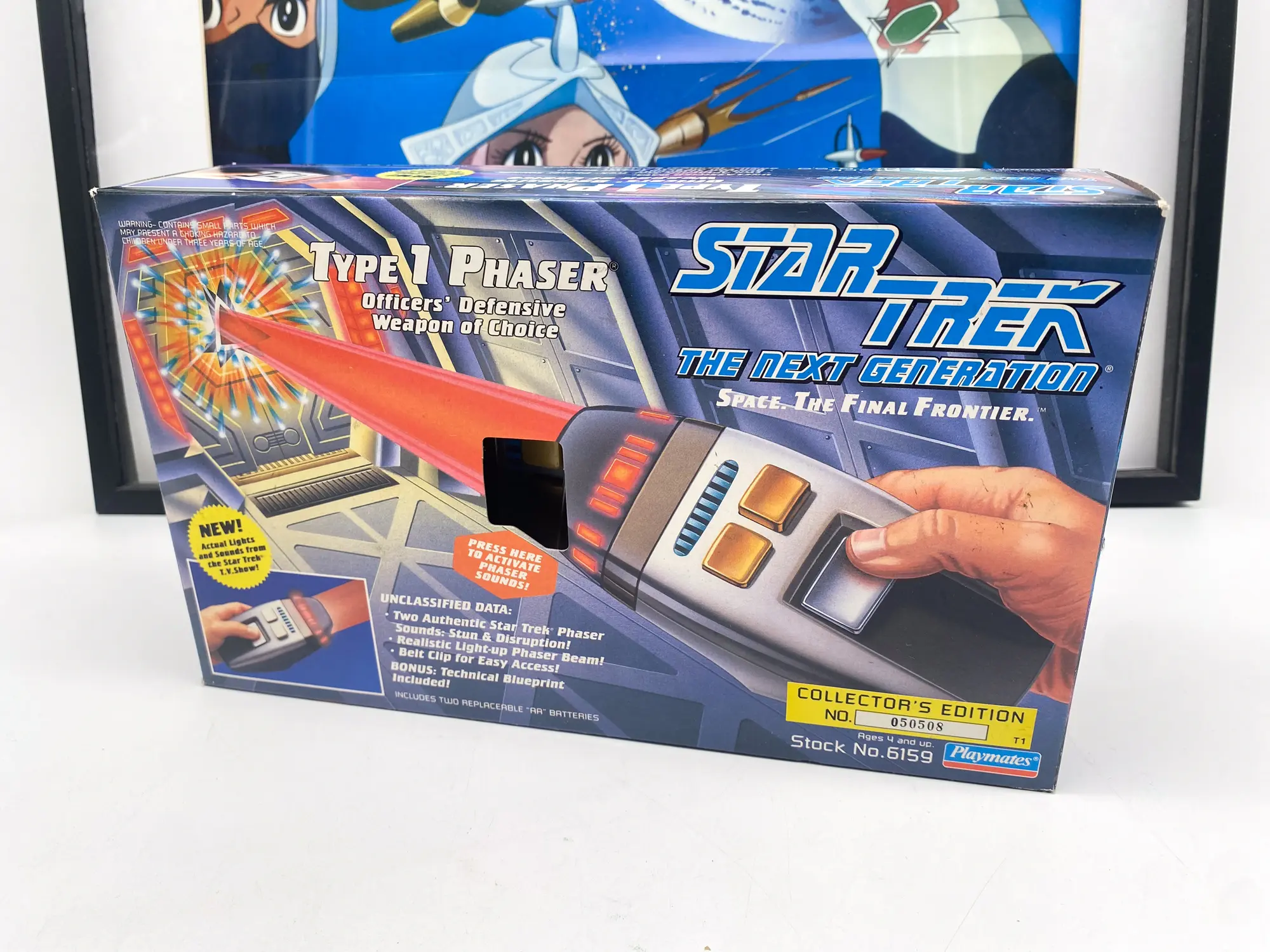 Boîte du Type 1 Phaser Star Trek Playmates référence 6159