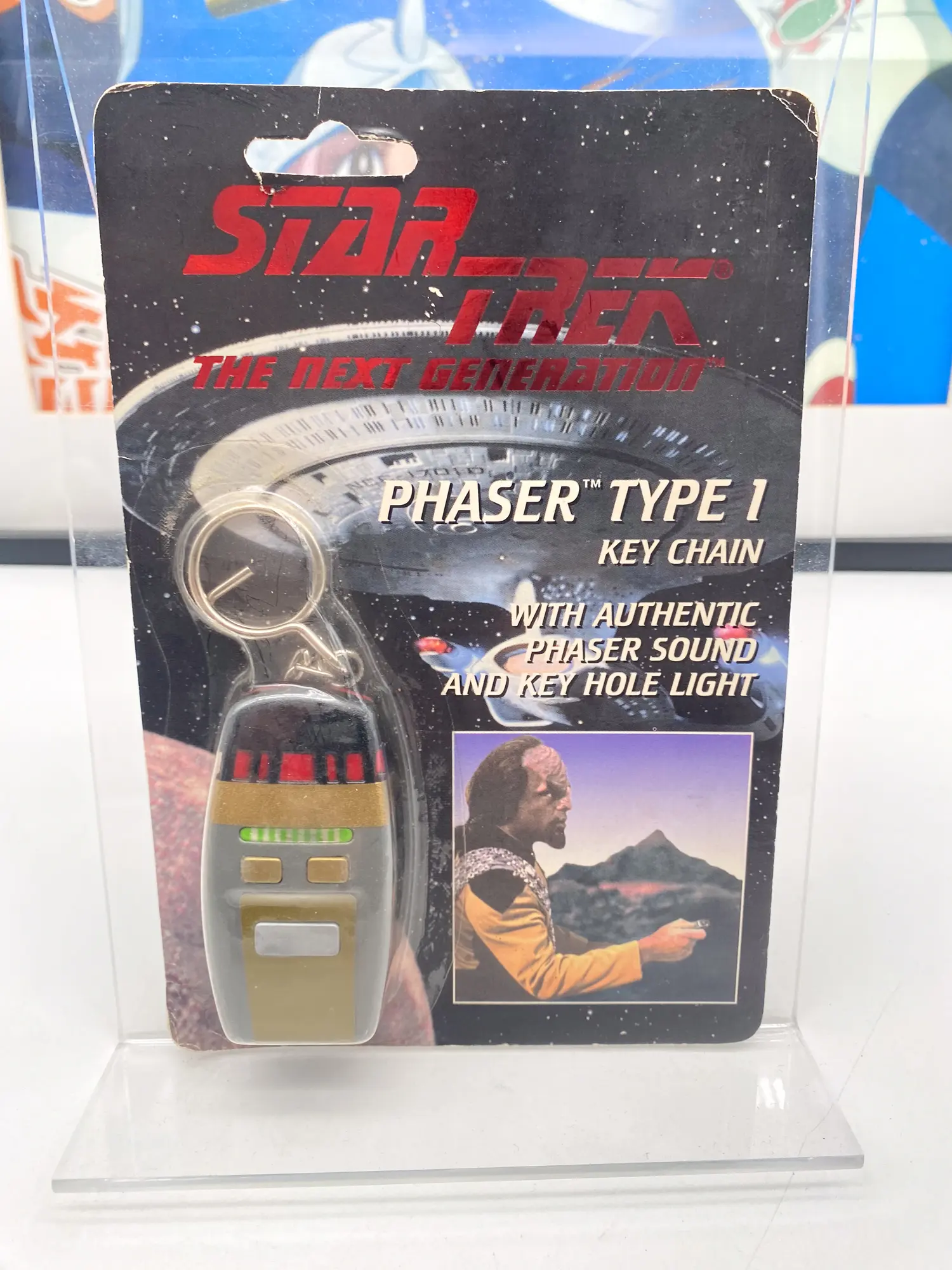 Star Trek Type 1 Phaser Key Chain - IPI 1995 - MOC — photo 02, figurine ou jouet MOC scellé d'origine