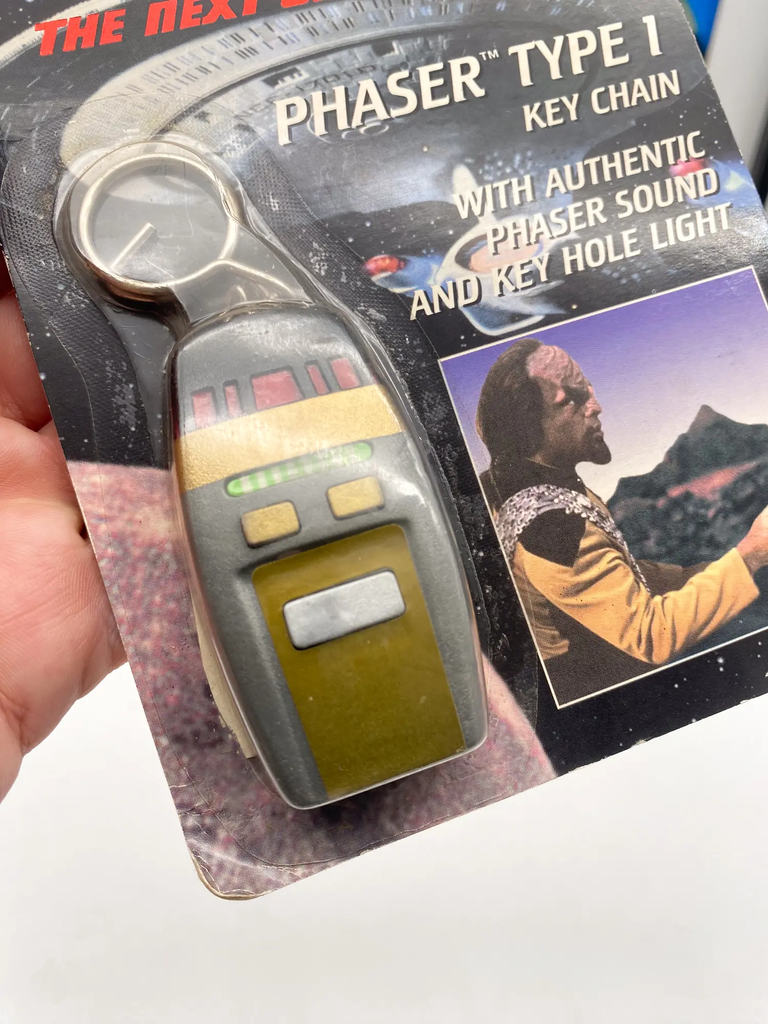 Star Trek Type 1 Phaser Key Chain - IPI 1995 - MOC — photo 05, figurine ou jouet MOC scellé d'origine