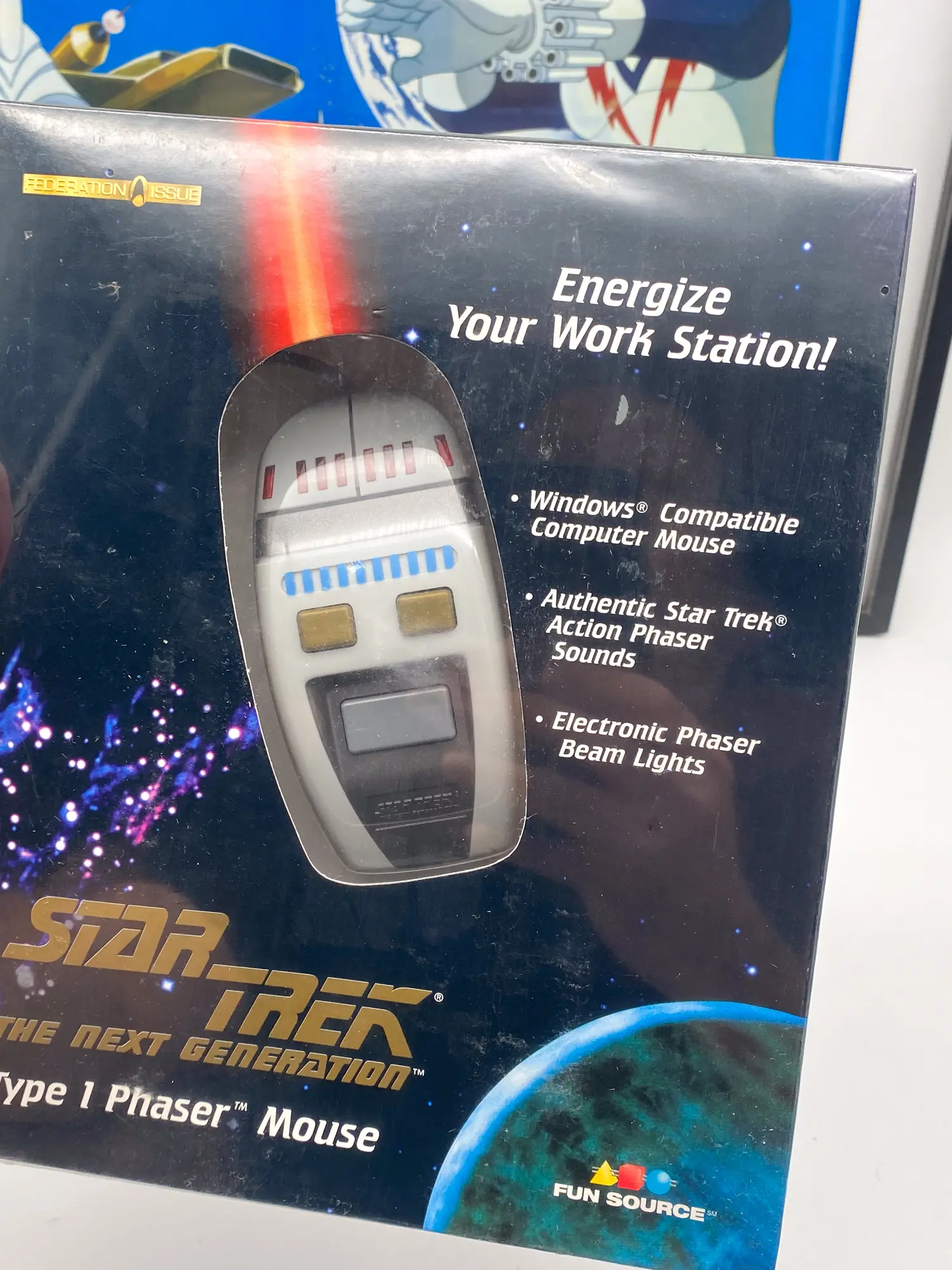 Star Trek Type 1 Phaser Mouse - Fun Source 1997 - MOC — photo 06, figurine ou jouet MOC scellé d'origine