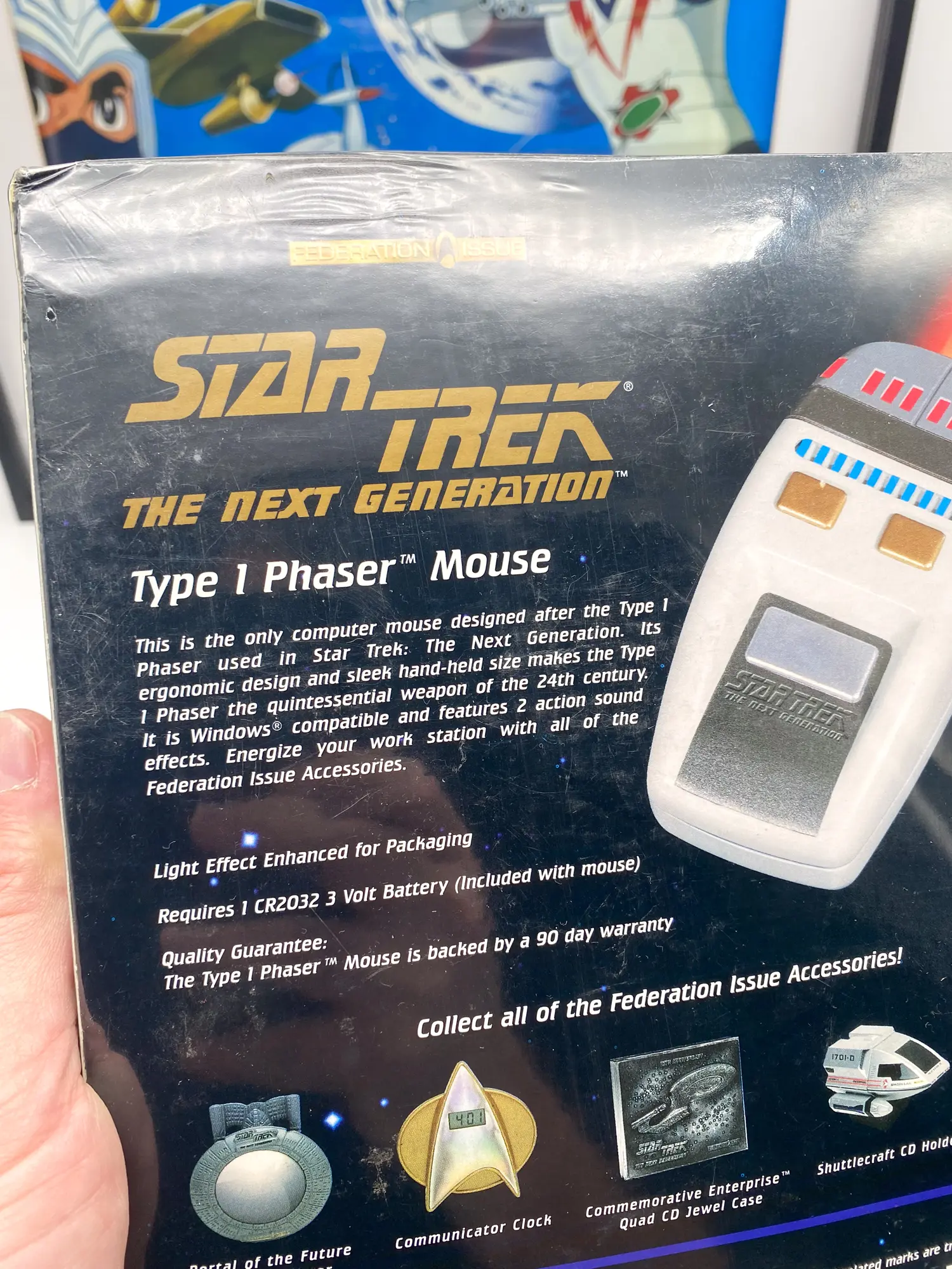 Star Trek Type 1 Phaser Mouse - Fun Source 1997 - MOC — photo 10, figurine ou jouet MOC scellé d'origine