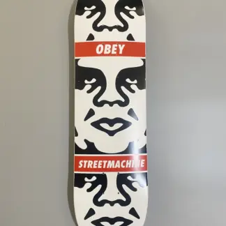 Skateboard OBEY Streetmachine Andre 3 Face de Shepard Fairey, édition 2011