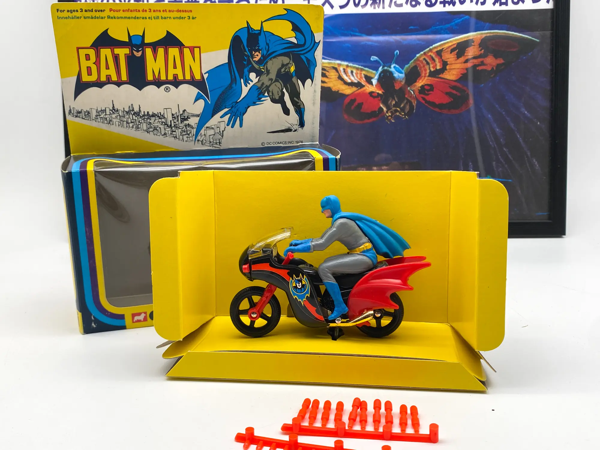 Corgi 268 Batman's Batbike - moto avec sa boîte d'origine, vue 13