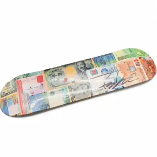 Futura 2000 FLOM (For Love Or Money) Skateboard Deck – Signé à la main – Tirage 50