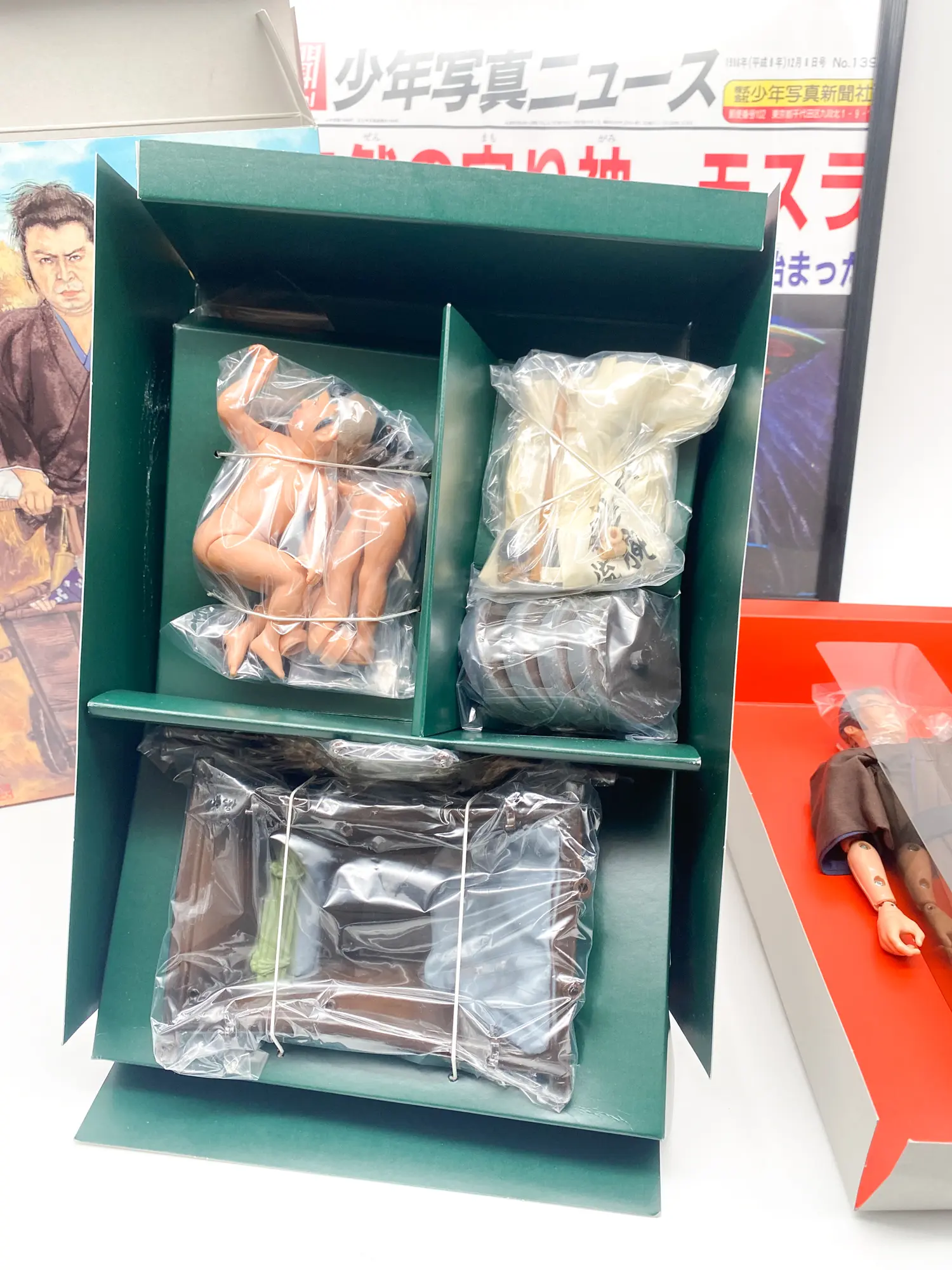 Lone Wolf and Cub Alfrex - Ogami Itto & Daigoro Baby Cart - Version film Tomisaburo Wakayama - 1/6 - NIB – Image 13