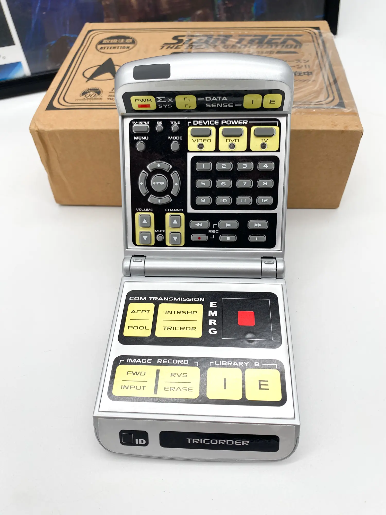 Star Trek TNG Tricorder télécommande DVD Paramount 2002 – Promo Japon NEUF – Image 9