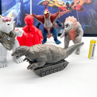 Bandai Ultra Monster 500 Series Ultraman kaiju vinyl figures lot, Dino-Tank, Agira, Nova, Guardie and Golber, view 9